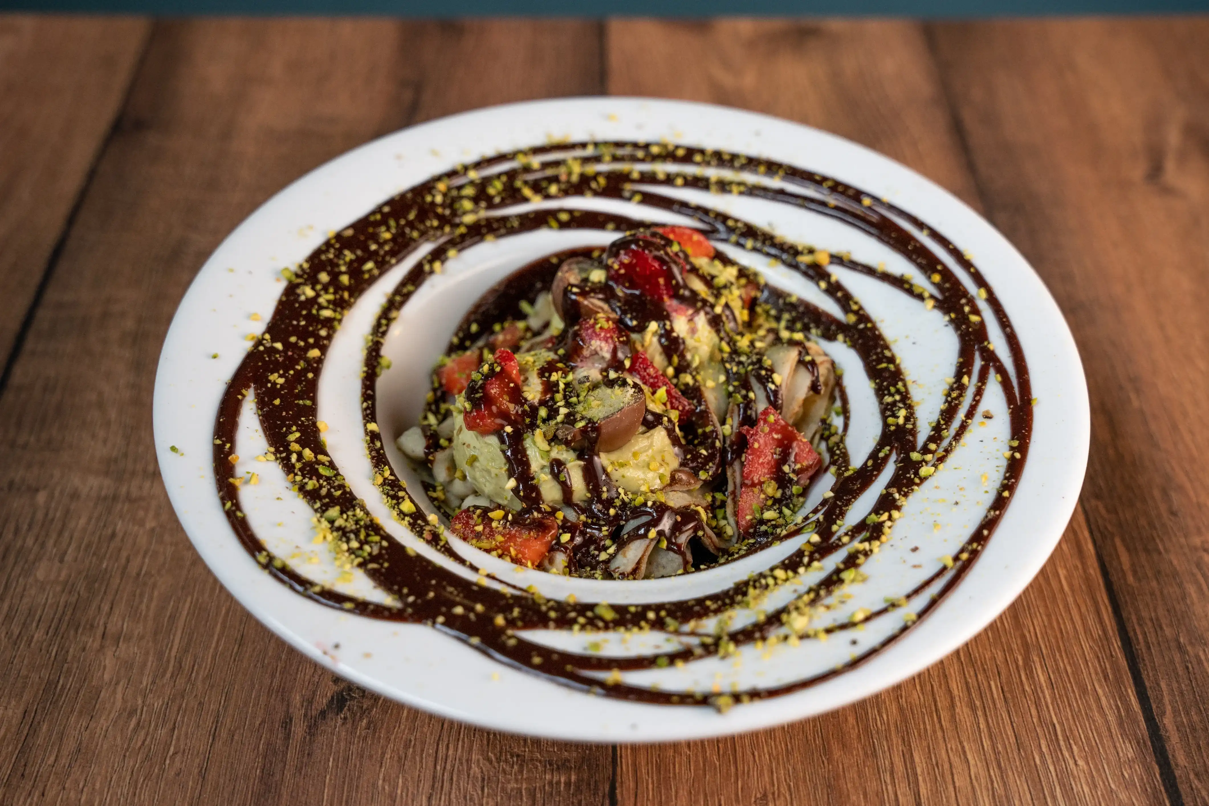 Pisztáciás Spagetti Óriáspalacsinta