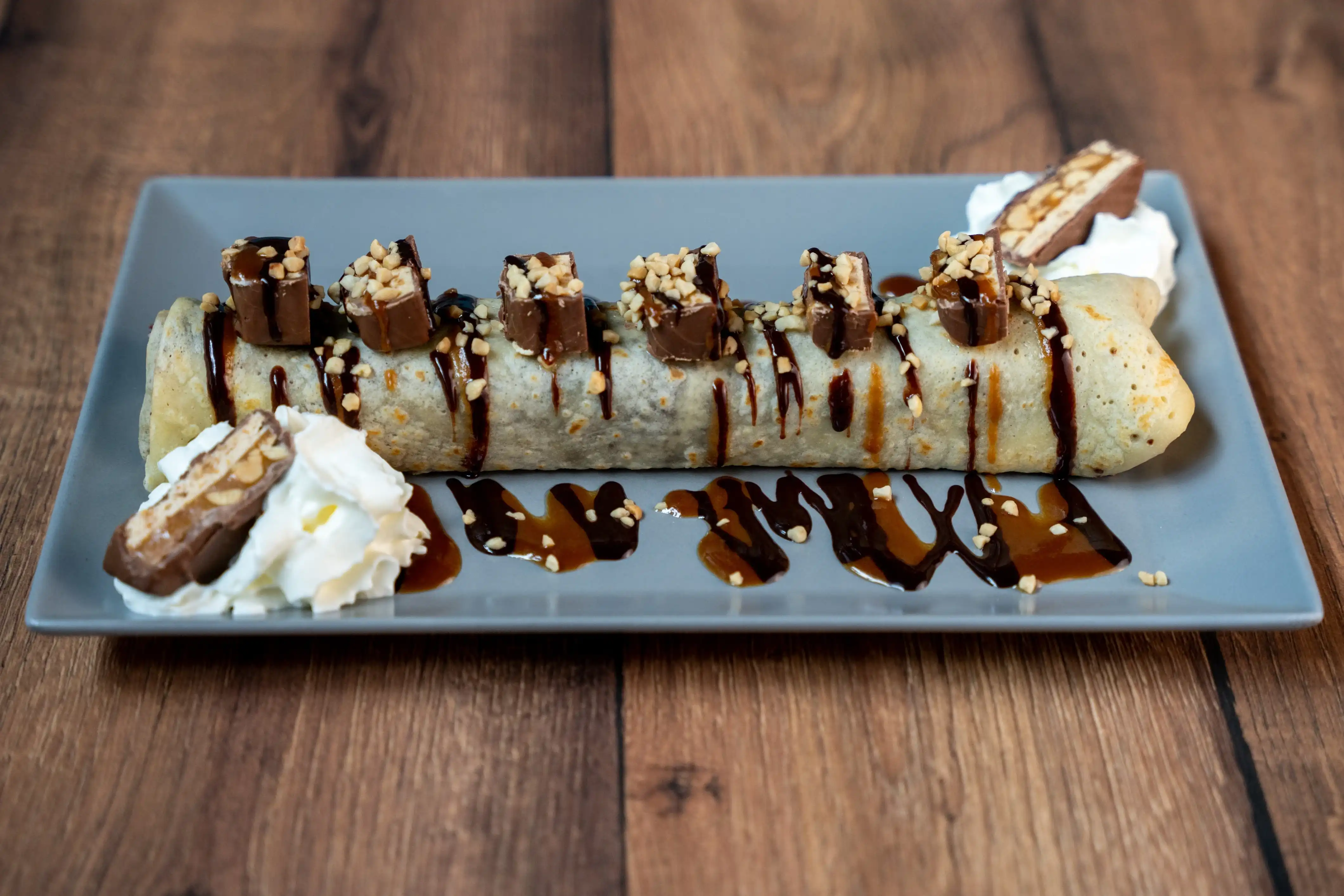 Snickers Óriáspalacsinta